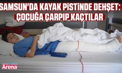 Samsun'da kayak pistinde dehşet: Çocuğa çarpıp kaçtılar