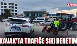 Kavak’ta sıkı trafik denetimi