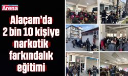 Alaçam’da 2 bin 10 kişiye narkotik farkındalık eğitimi