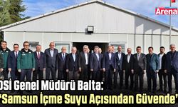 DSİ Genel Müdürü Balta, Samsun'daki yatırımları inceledi