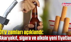 ÖTV zamları açıklandı: Akaryakıt, sigara ve alkole yeni fiyatlar