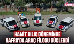 Hamit Kılıç döneminde Bafra’da araç filosu güçlendi