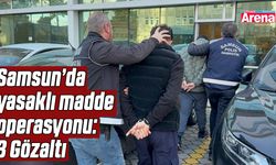 Samsun’da yasaklı madde operasyonu: 3 Gözaltı