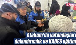 Atakum’da vatandaşlara dolandırıcılık ve KADES eğitimi