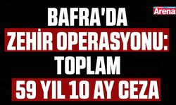 Bafra'da zehir operasyonu: 4 kişi yakalandı!