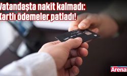 Vatandaşta nakit kalmadı: Kartlı ödemeler patladı!