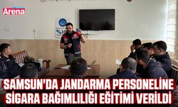 Samsun'da jandarma personeline sigara bağımlılığı eğitimi