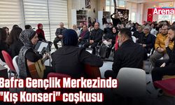 Bafra Gençlik Merkezinde "Kış Konseri" coşkusu