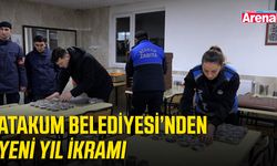 Atakum Belediyesi’nden yeni yıl ikramı