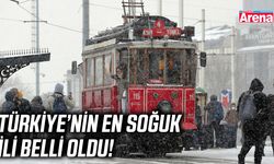 Türkiye’nin en soğuk ili belli oldu!