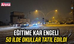 Eğitime kar engeli: 50 ilde okullar tatil edildi