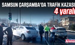 Samsun Çarşamba'da trafik kazası