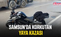 Samsun'da korkutan yaya kazası