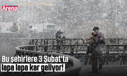 Bu şehirlere 3 Şubat'ta lapa lapa kar geliyor!