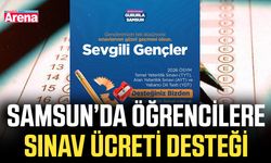Samsun’da öğrencilere sınav ücreti desteği
