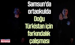 Samsun'da Doğu Türkistan için farkındalık çalışması