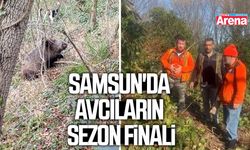 Samsun'da avcıların sezon finali