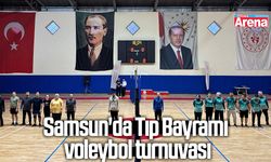 Samsun'da Tıp Bayramı voleybol turnuvası
