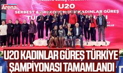 U20 Kadınlar Güreş Türkiye Şampiyonası tamamlandı
