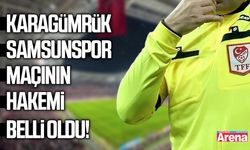Karagümrük - Samsunspor maçının hakemi belli oldu!