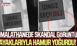 İmalathanede skandal görüntü: Ayaklarıyla hamur yoğurdu!