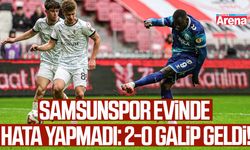 Samsunspor evinde hata yapmadı!