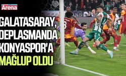 Galatasaray, deplasmanda Konyaspor'a mağlup oldu