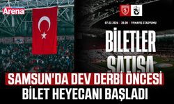 Samsun'da dev derbi öncesi bilet heyecanı başladı