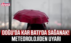 Doğu'da kar Batı'da sağanak! Meteorolojiden uyarı