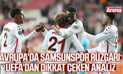 Avrupa’da Samsunspor rüzgârı: UEFA’dan dikkat çeken analiz