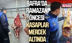 Bafra'da ramazan öncesi kasaplar mercek altında