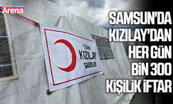 Samsun'da Kızılay'dan her gün bin 300 kişilik iftar