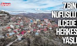 7 bin nüfuslu ilçede herkes yaşlı