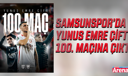Samsunspor’da Yunus Emre Çift 100. maçına çıktı