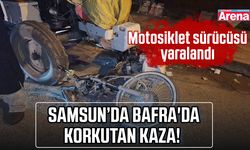 Samsun’da Bafra'da korkutan kaza!