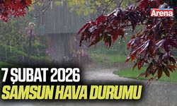 7 Şubat 2026 Samsun hava durumu