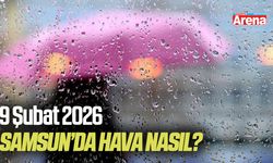 9 Şubat 2026 Samsun hava durumu