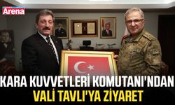 Kara Kuvvetleri Komutanı'ndan Vali Tavlı'ya ziyaret