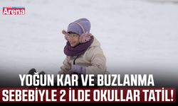 Yoğun kar ve buzlanma sebebiyle 2 ilde okullar tatil!
