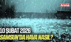 Samsun’da 10 Şubat salı hava durumu