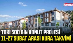 TOKİ 500 bin konut projesi, 11-27 Şubat arası kura takvimi