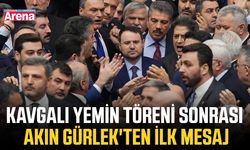 Kavgalı yemin töreni sonrası Akın Gürlek'ten ilk mesaj