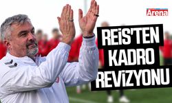 Reis'ten Antalyaspor öncesi kadro revizyonu
