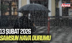 Samsun'da 13 Şubat 2026 hava durumu