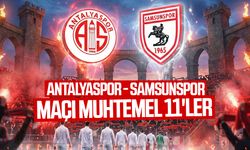Antalyaspor - Samsunspor maçı muhtemel 11'ler