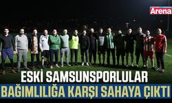 Eski Samsunsporlular bağımlılığa karşı sahaya çıktı