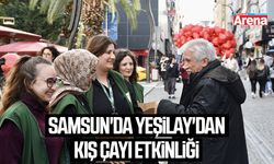Samsun'da Yeşilay'dan kış çayı etkinliği