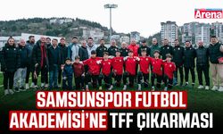 Samsunspor Futbol Akademisi’ne TFF çıkarması