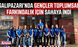 Salıpazarı’nda gençler toplumsal farkındalık için sahaya indi