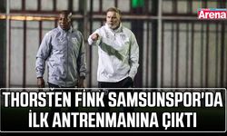 Thorsten Fink Samsunspor'da ilk antrenmanına çıktı